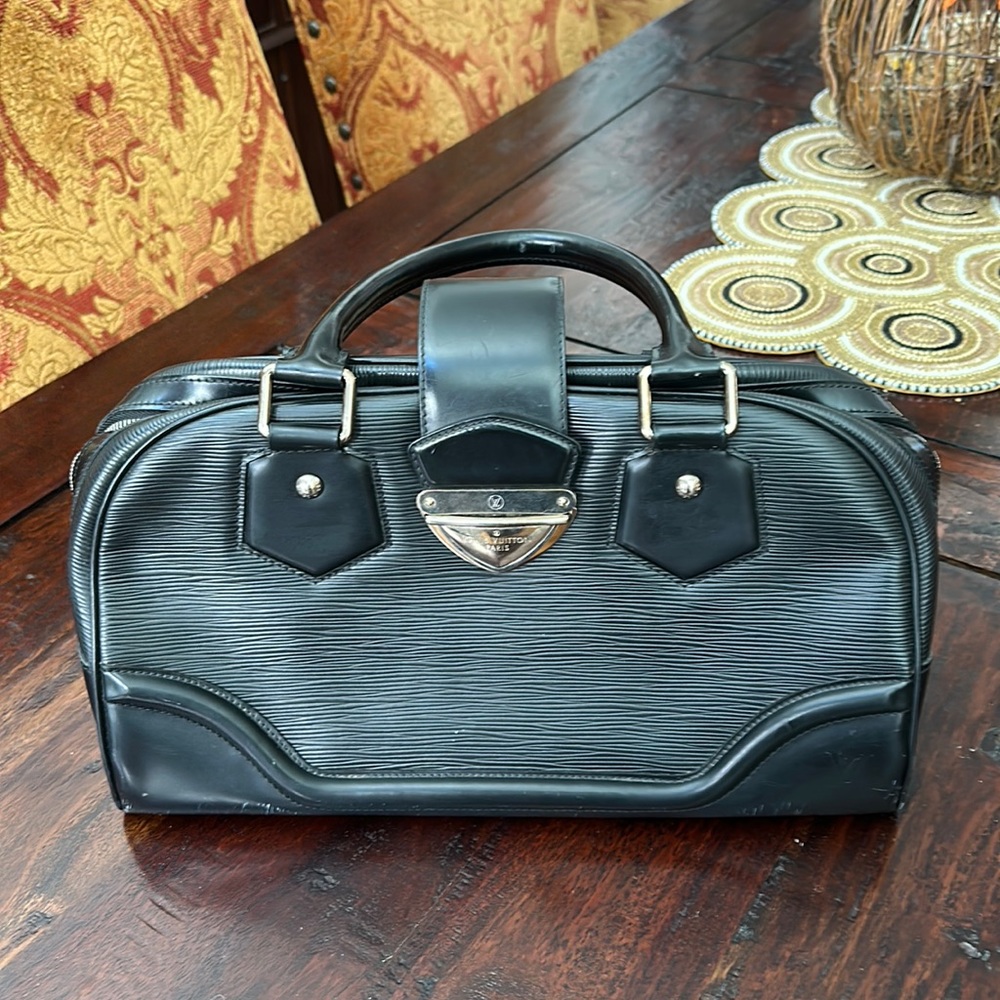 Louis Vuitton epi Montaigne bowling bag